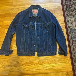 Levi's Men's Dark Blue Denim Jacket